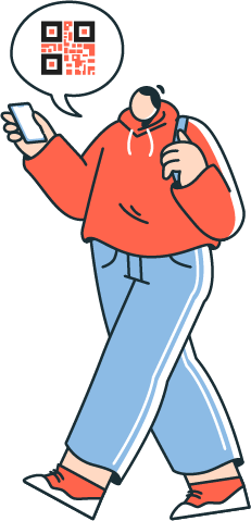 QR Code Generator Illustration